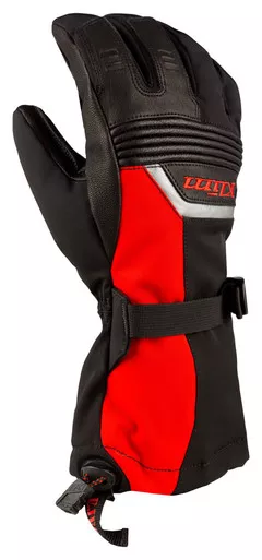 Klim Fusion Glove High Risk Red Black