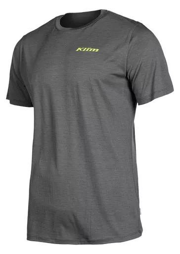 Klim Teton Mens Merino Wool SS Shirt Asphalt
