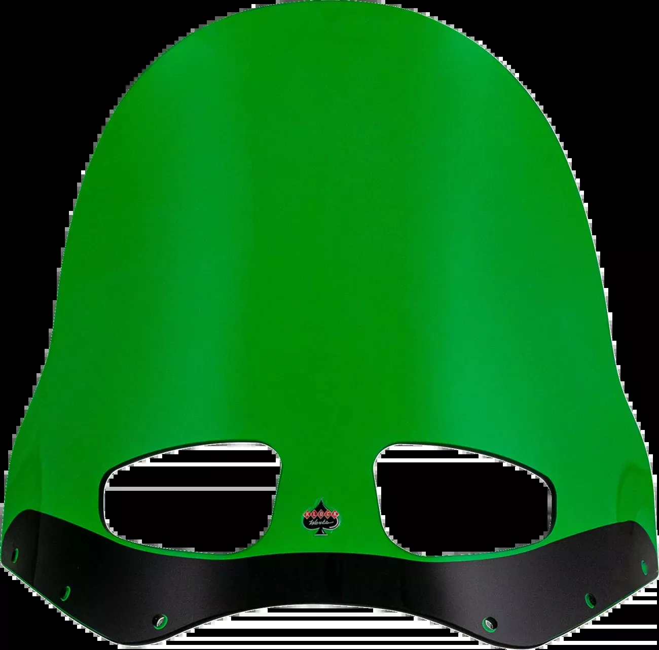 Klock Werks 15" Kolor Flare Green Road Warrior Fairing Motorcycle Windshield
