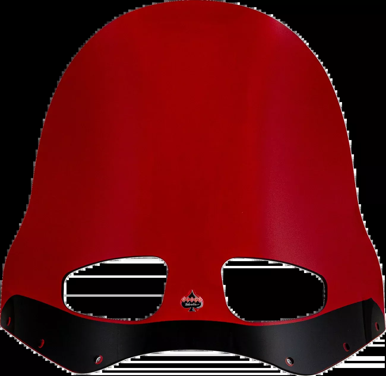 Klock Werks 15" Kolor Flare Red Road Warrior Fairing Motorcycle Windshield
