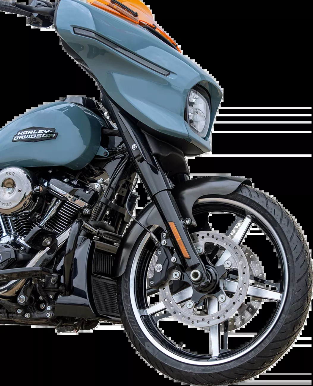 Klock Werks 21" Hugger Performance Bagger Front Fender for 23-26 Harley Touring