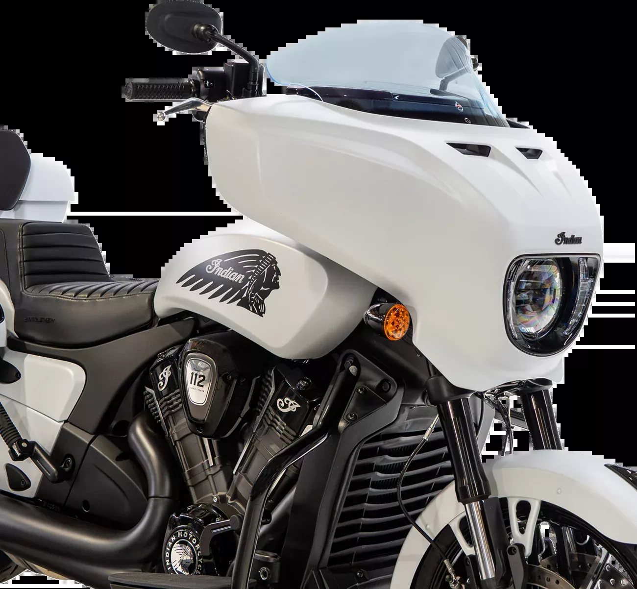 Klock Werks 9" Blue Ice Flare Windshield fits 2025-2026 Indian Powerplus Models