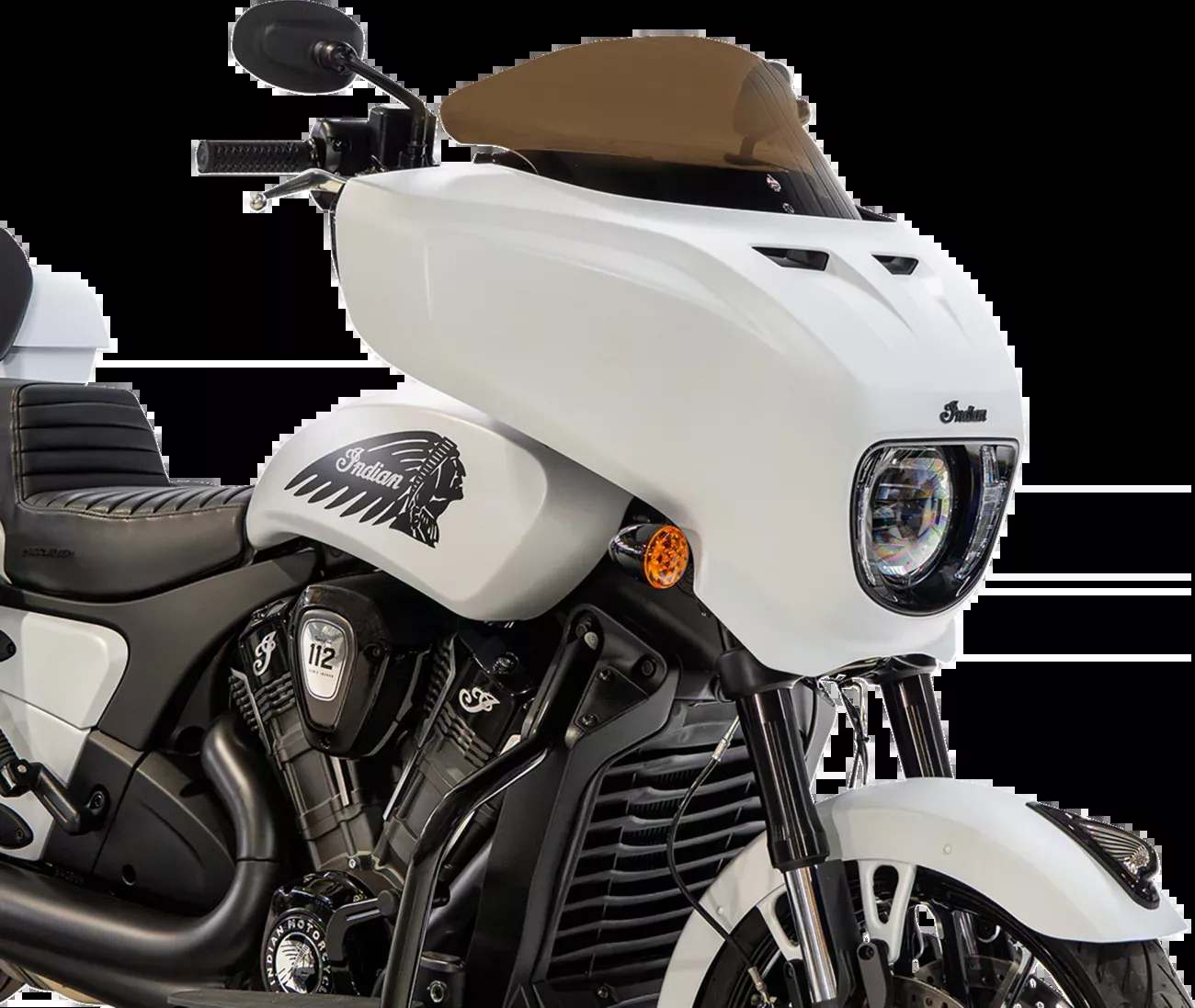 Klock Werks 9" Bronze Flare Windshield fits 2025-2026 Indian Powerplus Models