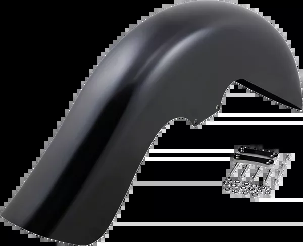 Klock Werks Benchmark Front Fender – For Raked Frames – Black – 26″ – HD Touring/Trike