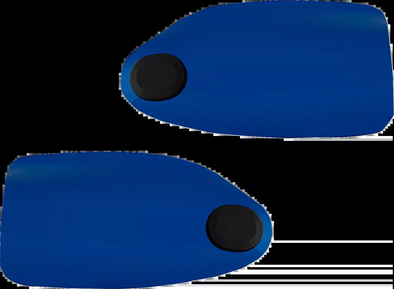 Klock Werks Blue Kolor Flare Hand Guards for 2014-25 Indian Challenger Chieftain