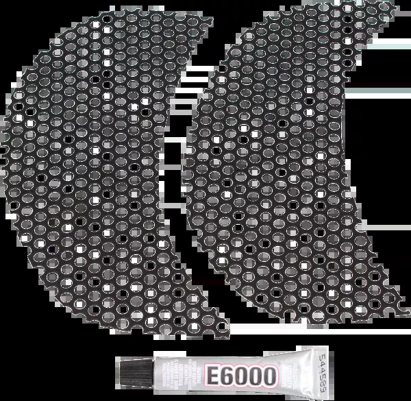 Klock Werks Fairing Vent Screen – Round – Black – FLTR