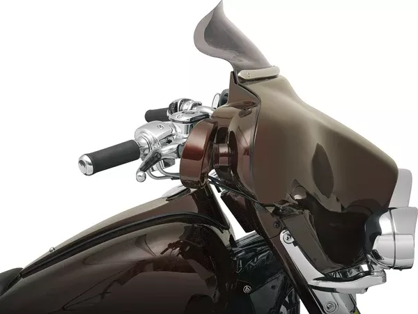 Klock Werks Flare Windshield - 6-1/2" - Smoke - '96-'13 FLH