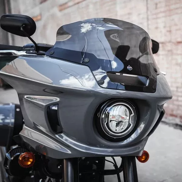 Klock Werks Flare Windshield – 6″ – Dark Smoke – FXLRST