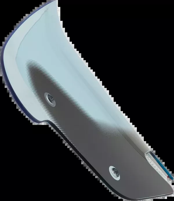 Klock Werks Ice Flare Windshield – 10″ – Blue Ice – ’14-’26 Indian
