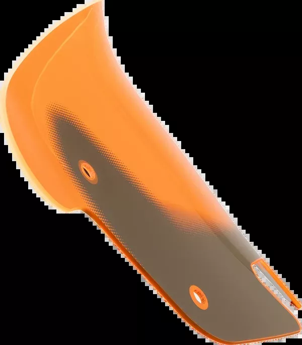 Klock Werks Ice Flare Windshield – 10″ – Orange Ice – ’14-’26 Indian