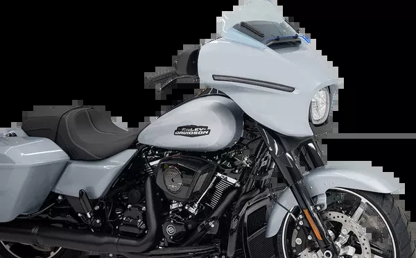 Klock Werks Ice Flare Windshield – 8″ – Blue Ice – ’23-’26 FLHX/FLHLT
