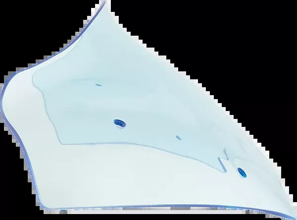 Klock Werks Ice Flare Windshield – 8″ – Blue Ice – ’23-’26 FLTRX/FLTRT