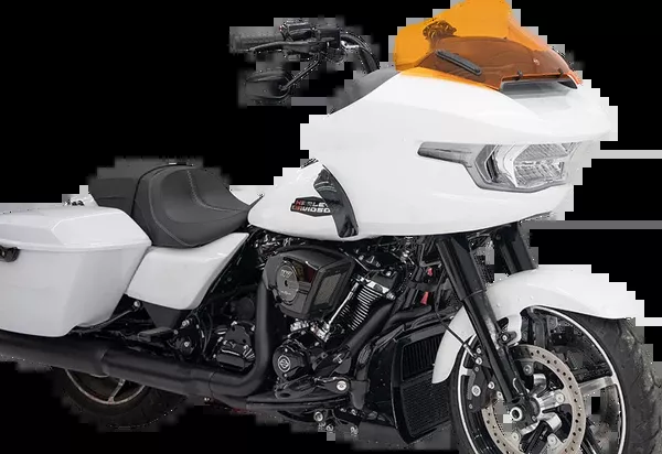 Klock Werks Kolor Flare Windshield – 10″ – Orange – ’23-’26 FLTRX/FLTRT