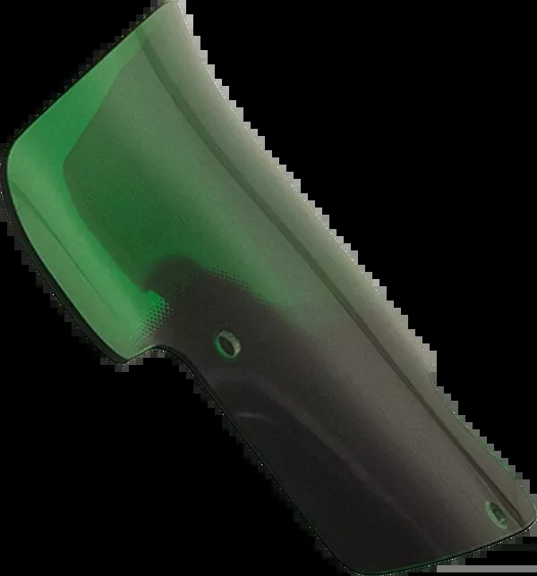 Klock Werks Kolor Flare™ Windshield – 8″ – Green – Indian
