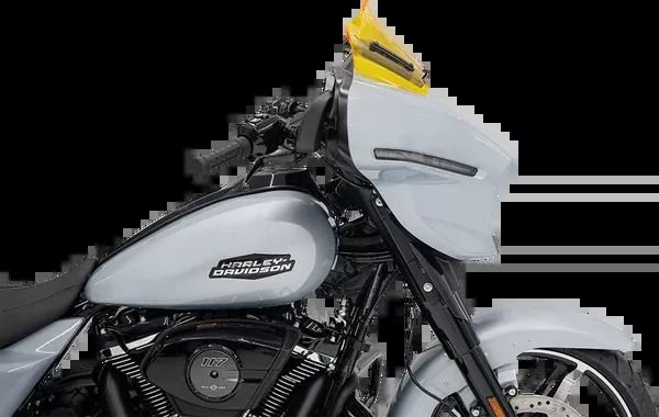 Klock Werks Kolor Flare Windshield – 8″ – Yellow – ’23-’26 FLHX/FLHLT