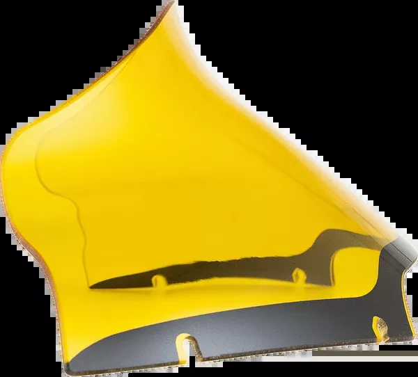 Klock Werks Kolor Flare Windshield – 9″ – Yellow – ’15-’25 FLTR
