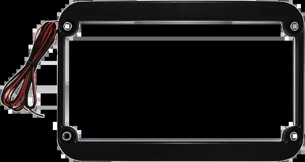 Klock Werks The One Rear Fender Lighted License Frame