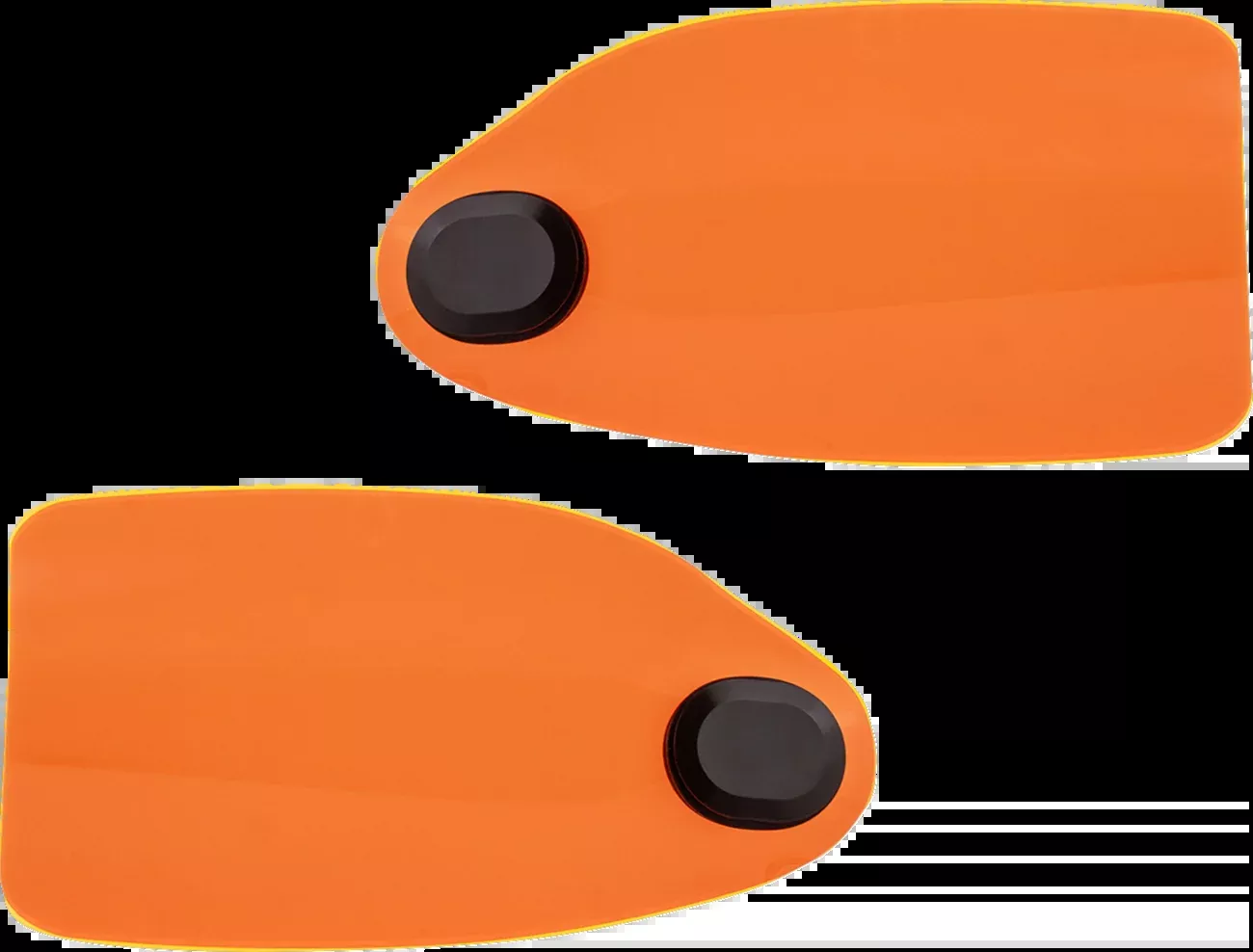 Klock Werks Orange Ice Flare Hand Guards for 2014-25 Indian Challenger Chieftain