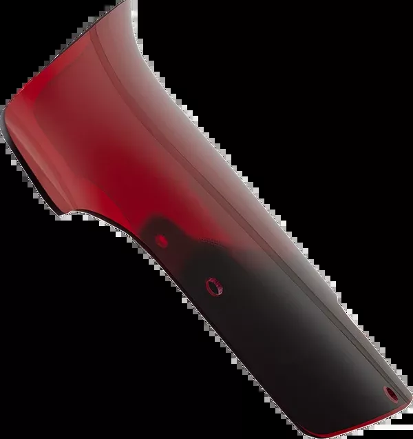 Klock Werks Windshield – 9″ – Red – Chieftain PowerPlus/Roadmaster PowerPlus