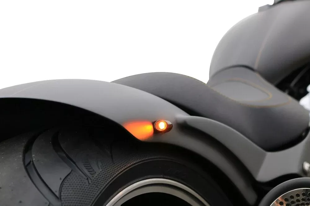 Kodlin Black Smooth Bullet Smooth Rear Indicators Neowise 3-1 LED Universal 12V