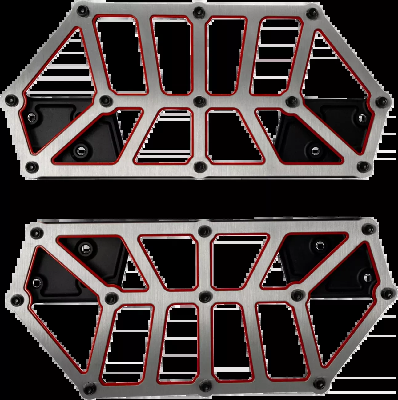 Koldin NXL Redline Driver Floorboards fits 1980-2025 Harley Touring Softail