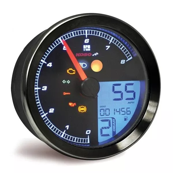 Koso North America TNT-B Multifunction Meter For Yamaha Bolt
