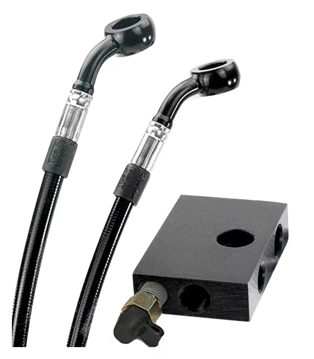 Kraus Dual Front Caliper Brake Line For Harley Softail FXLRS / ST 2020-2026