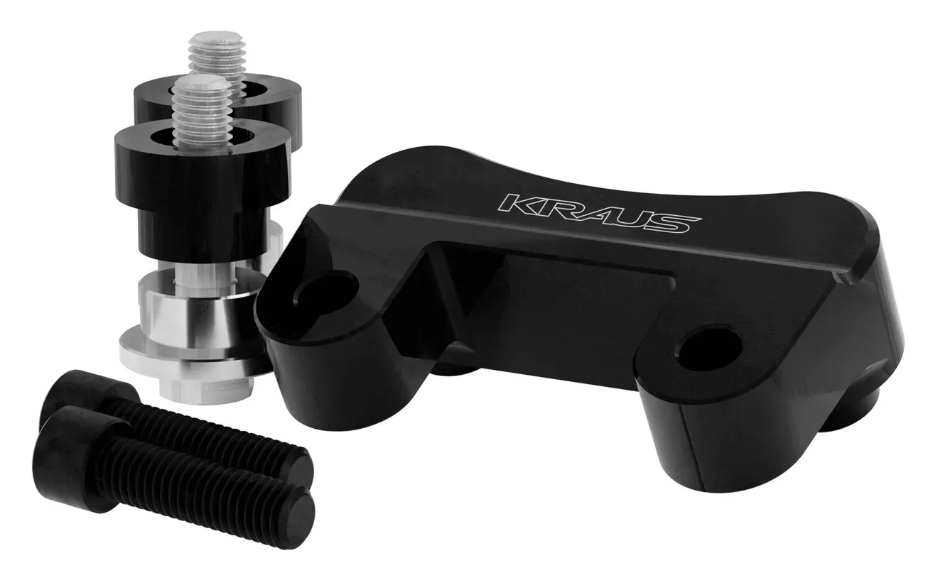 Kraus Raptor 1-1/2" Riser Pull Back Plate For Harley Dyna / Softail / Sportster 1991-2022