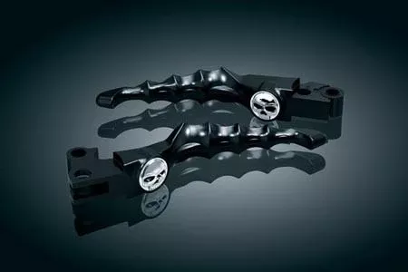 Kuryakyn Black Zombie Levers for '96-Up Harley Davidson w/ Cable Operated Clutch (Click for Fitment)