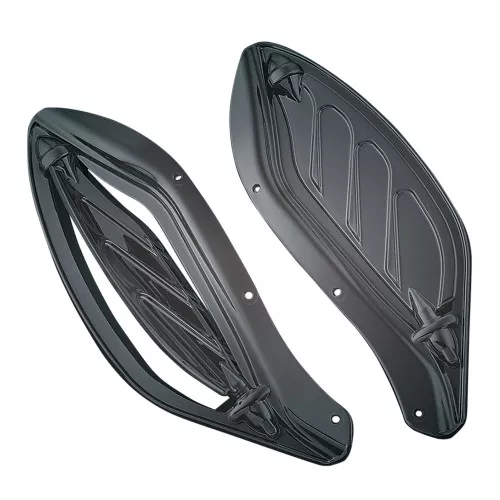 Kuryakyn Dragon Wing Adjustable Air Deflectors for 2014-2020 Harley Touring - Smoke