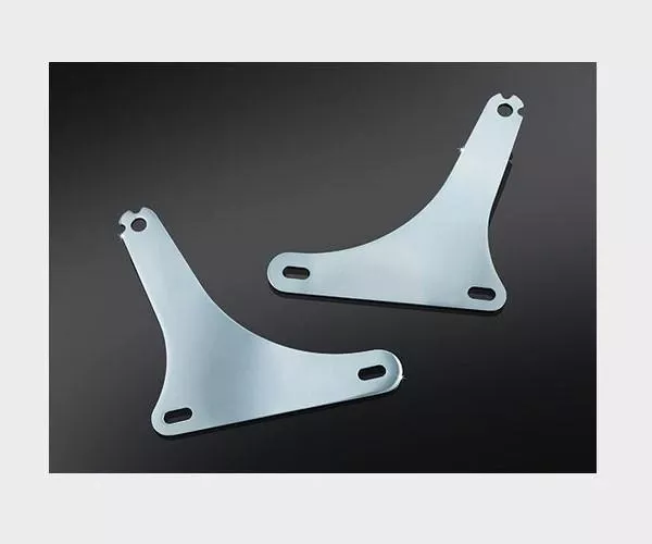 Kuryakyn Fixed Mounting Plates for '14-Up Street Glides & Road Kings Multi-Purpose Driver/Passenger Backrest Sold Separately