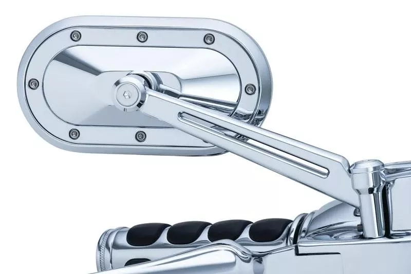 Kuryakyn Heavy Industry Mirrors - Chrome (Sold in Pairs)