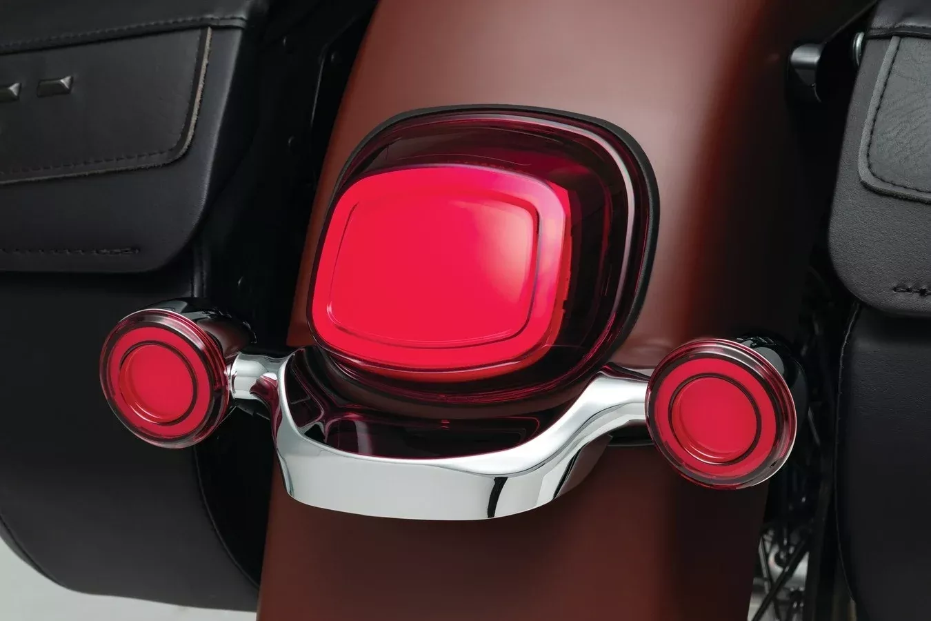 Kuryakyn Tracer LED Tailights Red without Plate Light Harley Big Twin 99-Up