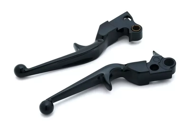 Kuryakyn Trigger Levers for the following Models with Cable Operated Clutch: '08-'13 Electra Glides, Road Glides, Street Glides, '08-'16 Road Kings & '09-'13 TrikesBlack, Pair