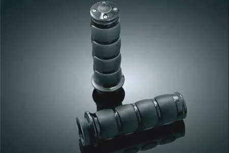 KuryakynBlackISO Grips -For Certain Kawasaki & Yamaha Models &Victory & Suzuki Models