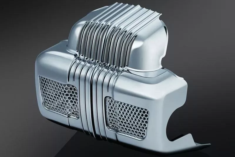 KuryakynCoolant Pump Cover for '14-'15 Twin Cooled Models-Chrome