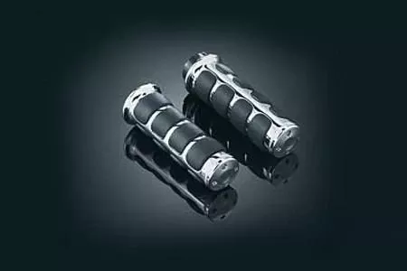 KuryakynIso-Grips With Chrome Accent Ringsfor Roadliner/Stratoliner '06-Up