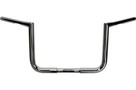L.A. Choppers 10" Bagger Twin Peaks Ape Hangers - 1.25" for H-D Touring Models -Chrome