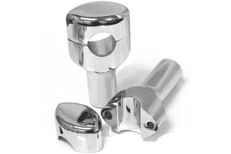 L.A. Choppers Hefty Risers for 1.25" Bars Smooth, 3" Tall