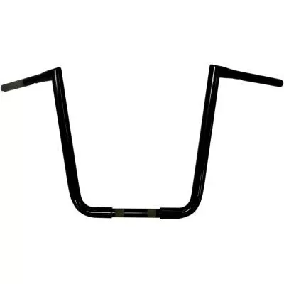 La Choppers 1 1/4″ Big Twin Peaks Handlebars, 16″ Gloss Black
