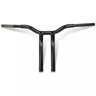 La Choppers 1 1/4" Kage Fighter T-Bars, 14" Pullback Riser Gloss Black