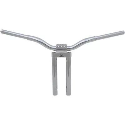 La Choppers 1 1/4″ Kage Fighter T-Bars, 14″ Risers Chrome