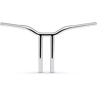 La Choppers 1 1/4″ Kage Fighter T-Bars, 14″ Straight Riser Chrome