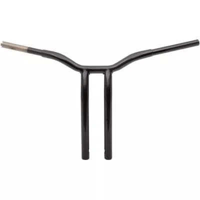 La Choppers 1 1/4″ Kage Fighter T-Bars, 16″ Pullback Riser Gloss Black