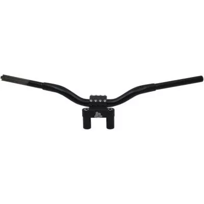 La Choppers 1 1/4″ Kage Fighter T-Bars, 6″ Risers Gloss Black