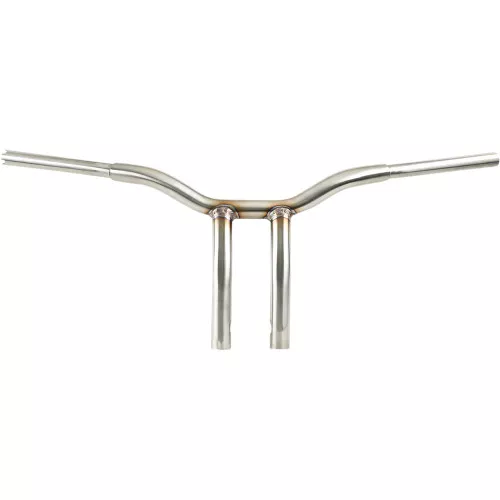 LA Choppers 1-1/4" Pullback Kage Fighter 10" T-Bar Handlebars - Stainless Steel