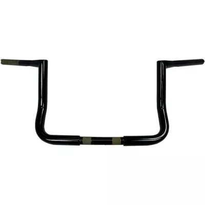 La Choppers 1 1/4″ Twin Peaks Touring Handlebars, 10″ Gloss Black