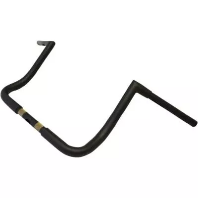 La Choppers 1 1/4″ Twin Peaks Touring Handlebars, 12″ Flat Black