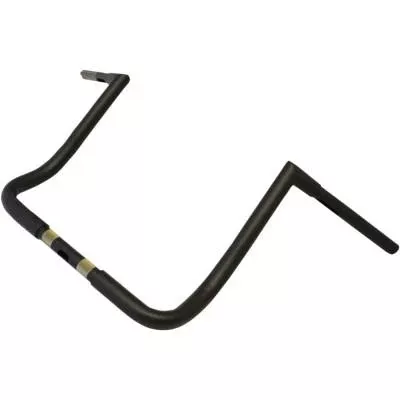La Choppers 1 1/4″ Twin Peaks Touring Handlebars, 14″ Flat Black