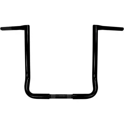 La Choppers 1 1/4″ Twin Peaks Touring Handlebars, 16″ Gloss Black
